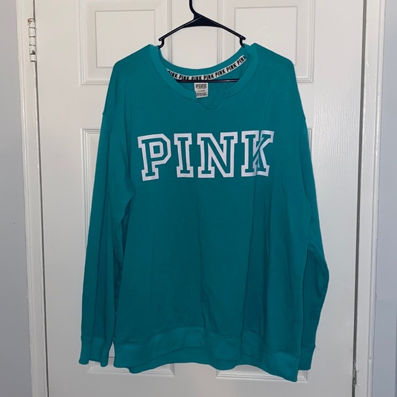 PINK Victoria's Secret Tops - blue v neck